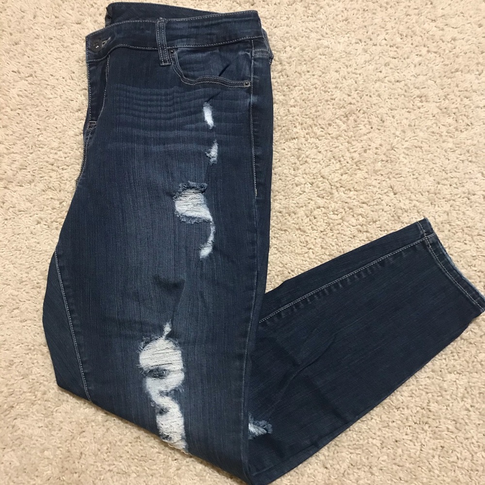 Torrid distressed jeans